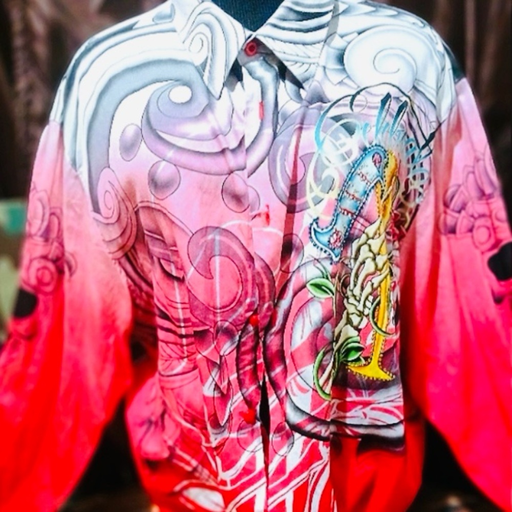 COPY - CHRISTIAN AUDIGIER BUNDLE...CLASSIC AUDIGIER STYLE DRESS SHIRT.